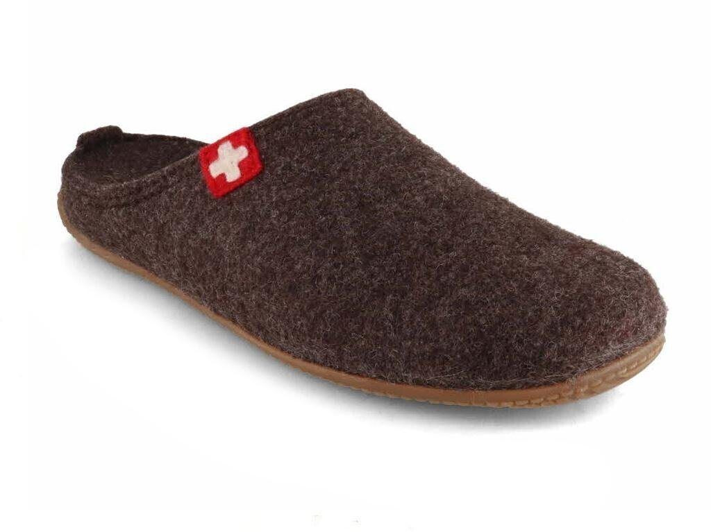 Living Kitzbühel Felt Slipper Swiss Cross Unisex Slip-On Shoe