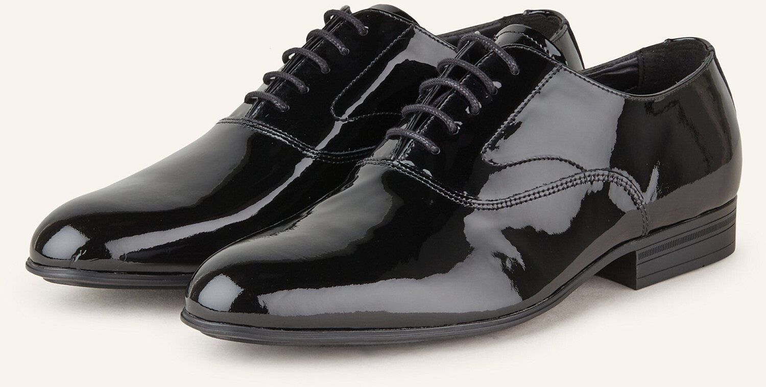 Calvin Klein Patent Lace-up Shoes black