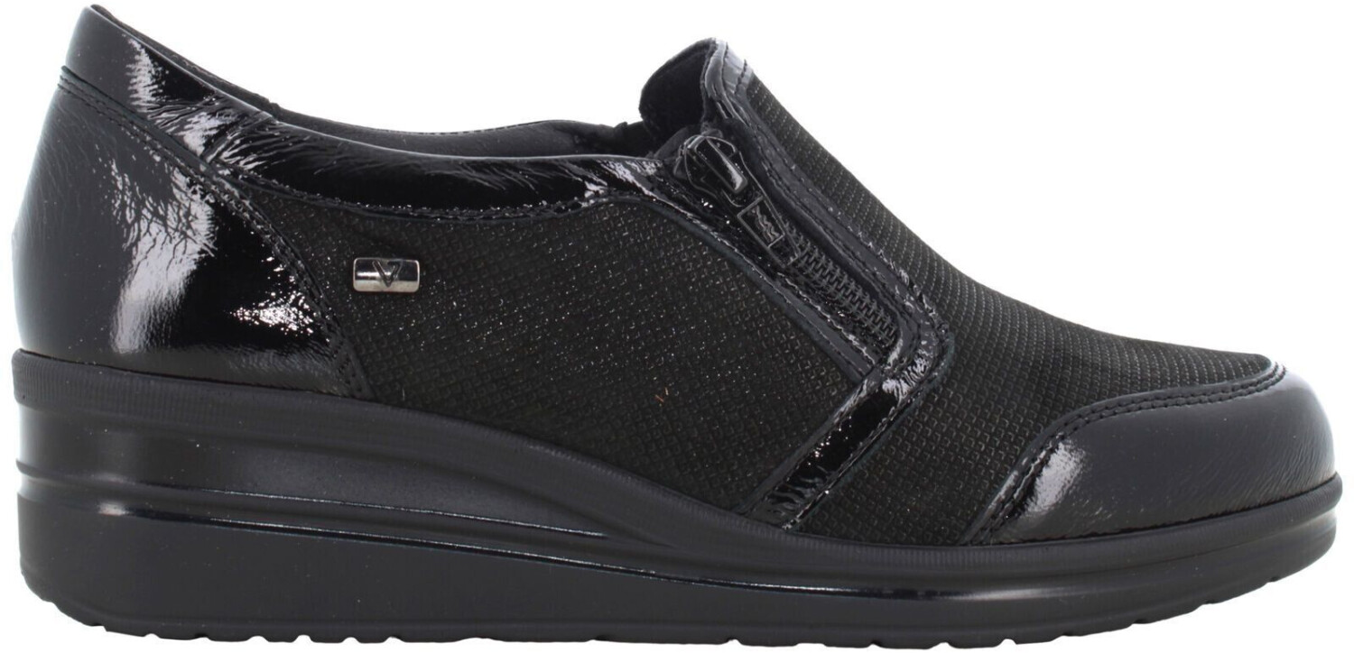 Valleverde Women's leather sneakers black