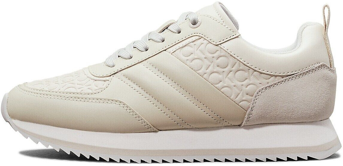 Calvin Klein Sneakers Runner Lace Up Saff Mono HW0HW02102 beige