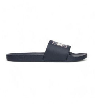 Tommy Hilfiger Flip Flops with navy blue logo strap