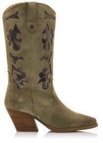 Mustang Mtng 53652 greenish brown Missouri leather heel height 5cm