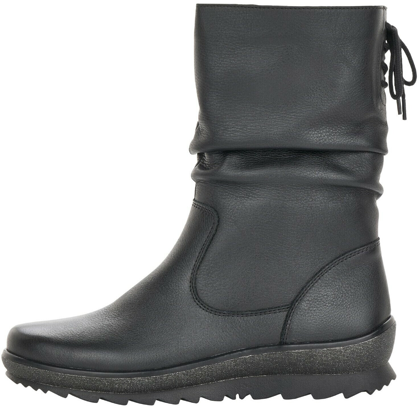 Remonte Dorndorf Winter with ruffled shaft black