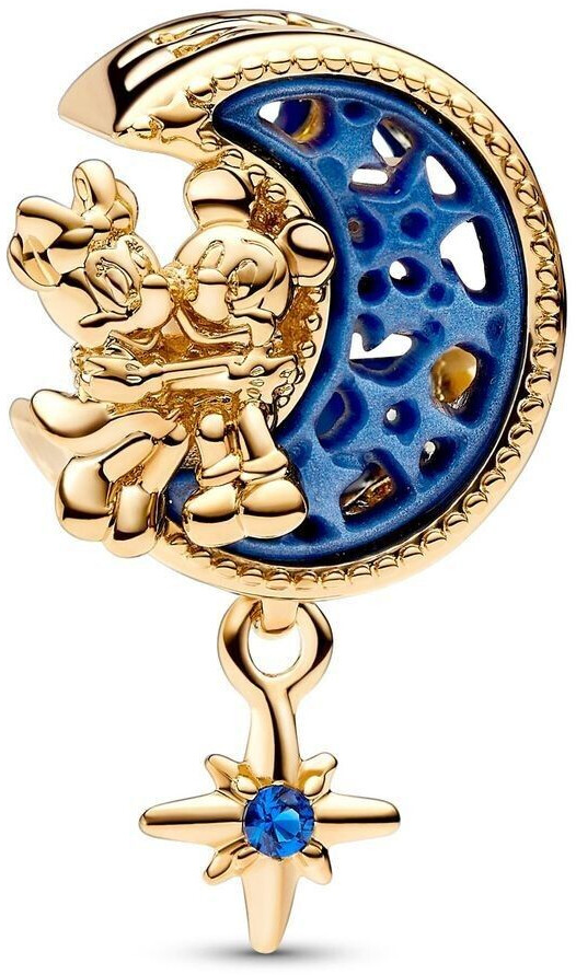 Pandora Disney Mickey Mouse & Minnie Mouse Crescent Moon (762956C01)