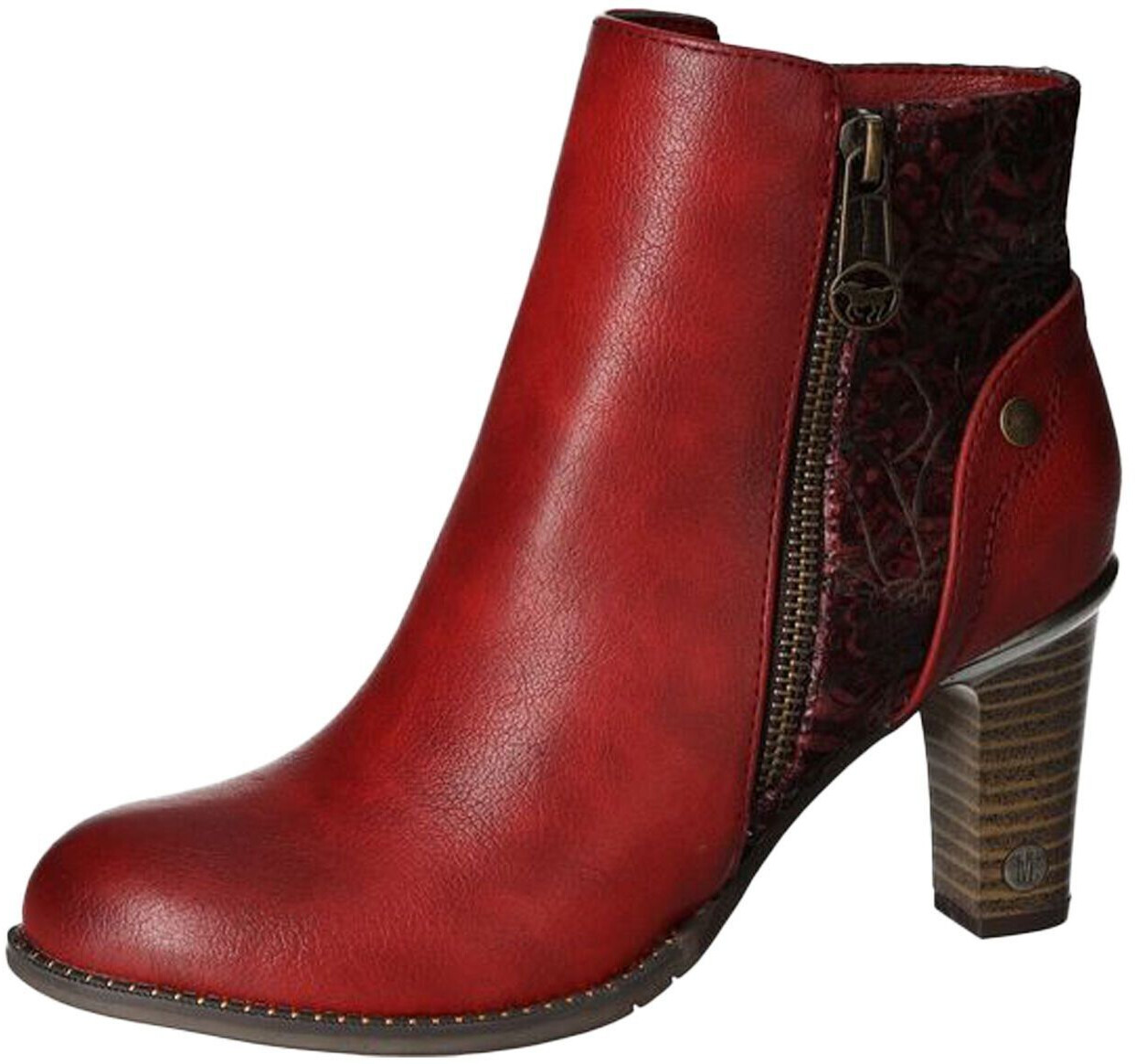 MUSTANG Floral funnel heel wood look 1335-507