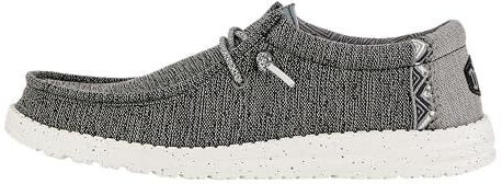 Dude Wally Coastline Slip-On Shoes black white