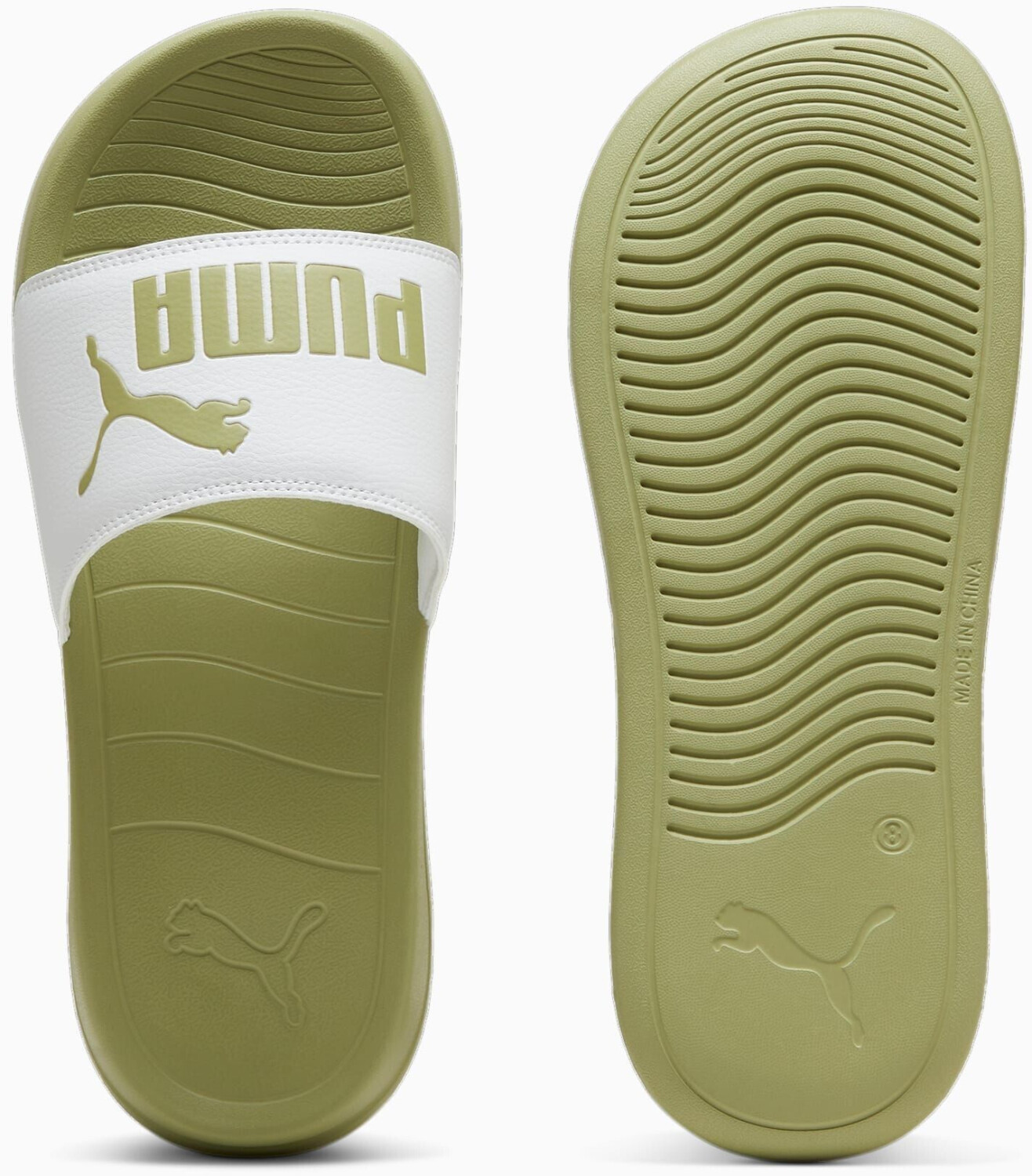 Puma Popcat Sandals white green