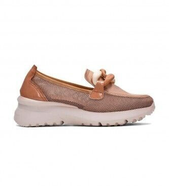 Hispanitas HV232613 Moccasins made of brown Polynesian leather