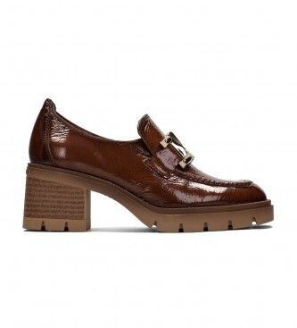 Hispanitas HI233026 Everest brown leather shoes 5cm heel height