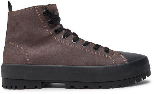 Calvin Klein Lace-up Lugged Hybrid High Laceup Auth YM0YM01092 brown