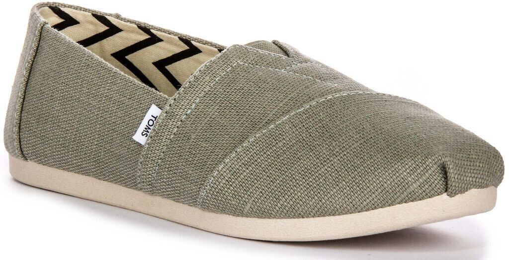 TOMS Shoes Alpargata Eco-Fiber Espadrille women's shoes grey