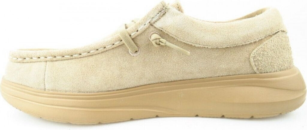 Dude Wally Comf Suede Half Shoes tan