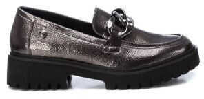 XTI Moccasins 14320502-PLOMO silver 143205