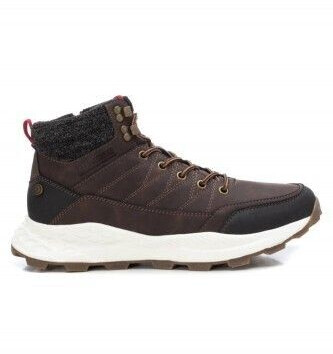 XTI Men's Sneaker with Zipper brown