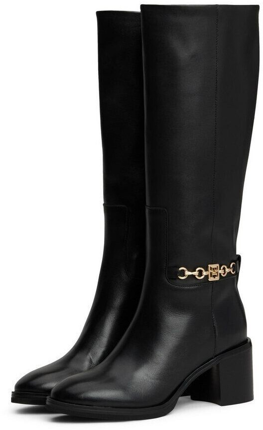 Tommy Hilfiger Th Chain Leather Long black