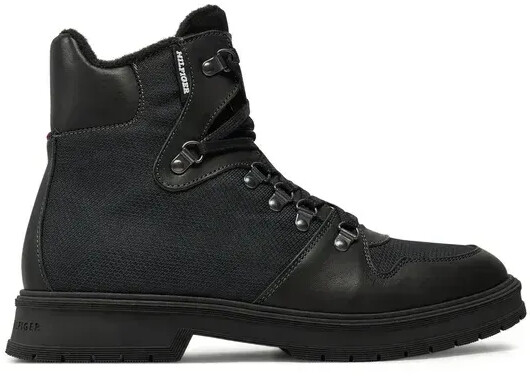 Tommy Hilfiger Lace-up shoes Warm Cordura Mix FM0FM05180 black