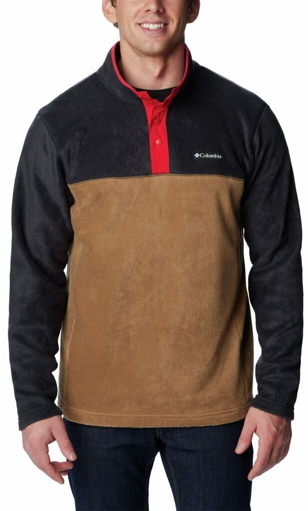 Columbia Steens Mountain Half Snap Fleece delta black/mountain red