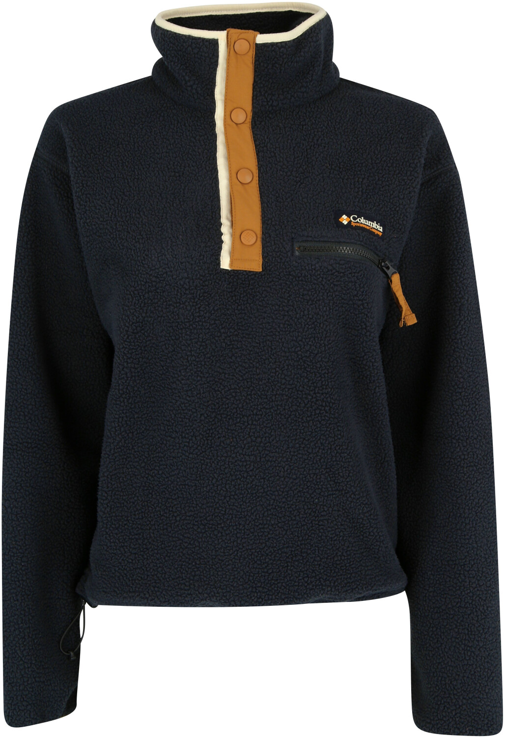 Columbia Helvetia™ II gecropptes Sherpa Half Snap Fleece (2092231) black