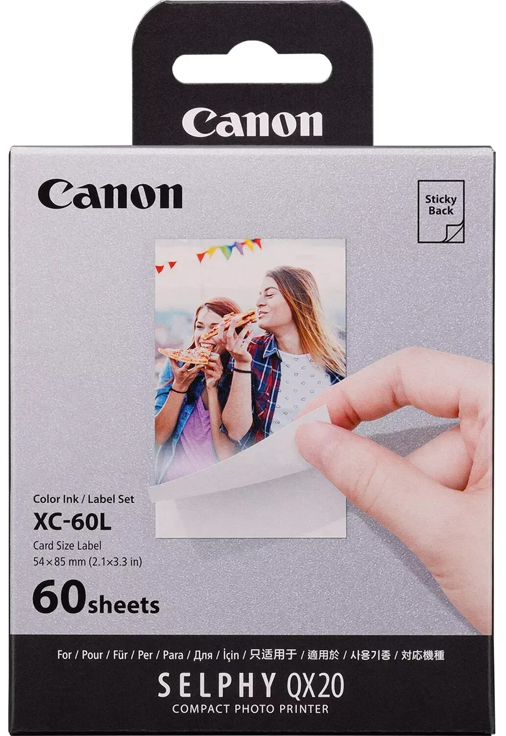Canon XC-20L Color/Ink Set 54 x 85 mm 60 Prints (6756C001)