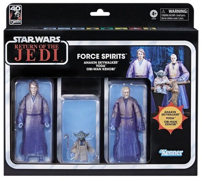 Hasbro Star Wars Force Spirits Anakin Skywalker Yoda Obi-Wan Kenobi 3-Pack (F6998)