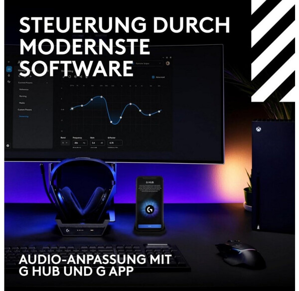 Logitech G Astro A50 LIGHTSPEED schwarz, Bild 9