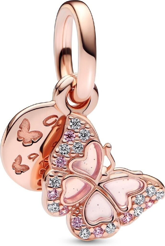 Pandora Pink Butterfly & Saying (782555C01)