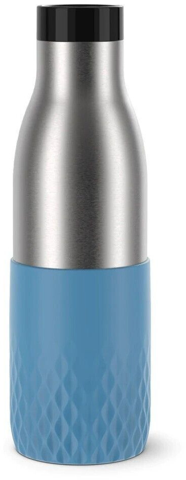 Tefal Bludrop N3110710 bottle 0.5l Blue Sleeve Thermo stainless steel silicone cover N3110710