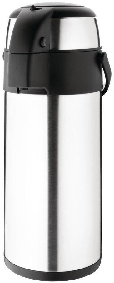Olympia Pump Action Airpot hot drinks dispenser 5l stainless steel DL164