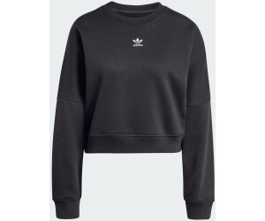 Adidas originals coeeze fleece sweatshirt in black new arrivals