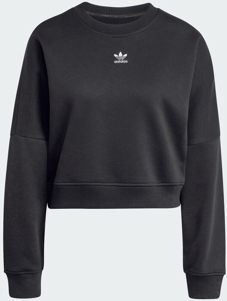 Adidas Originals Essentials Crew Fleece Sweatshirt IW0953 black ab 28 99 Preisvergleich bei idealo