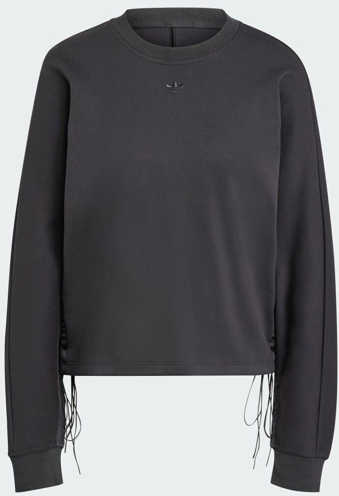 Adidas Originals Ruched 3 Stripes Loose Sweatshirt (IW5507) black