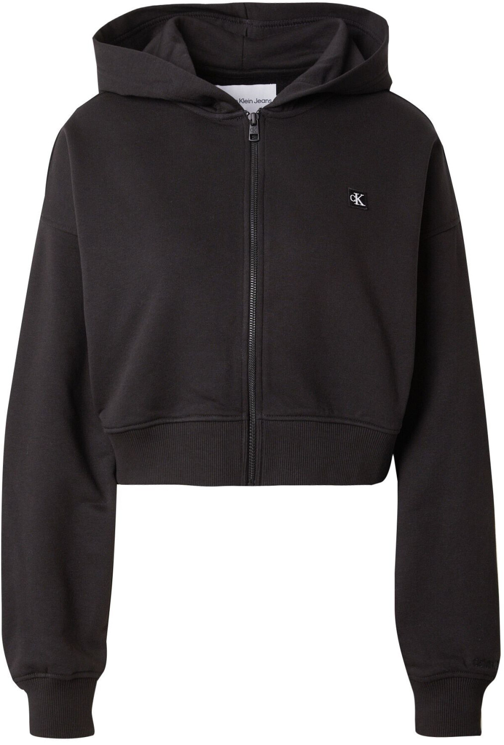 Calvin Klein Jeans Embro Badge Zipper Sweater (J20J222885) black