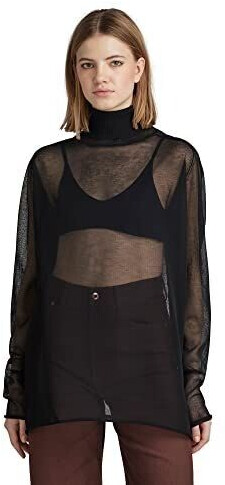 G-Star Sheer Loose Turtleneck Sweater (D22535-D140-6484-3XS)