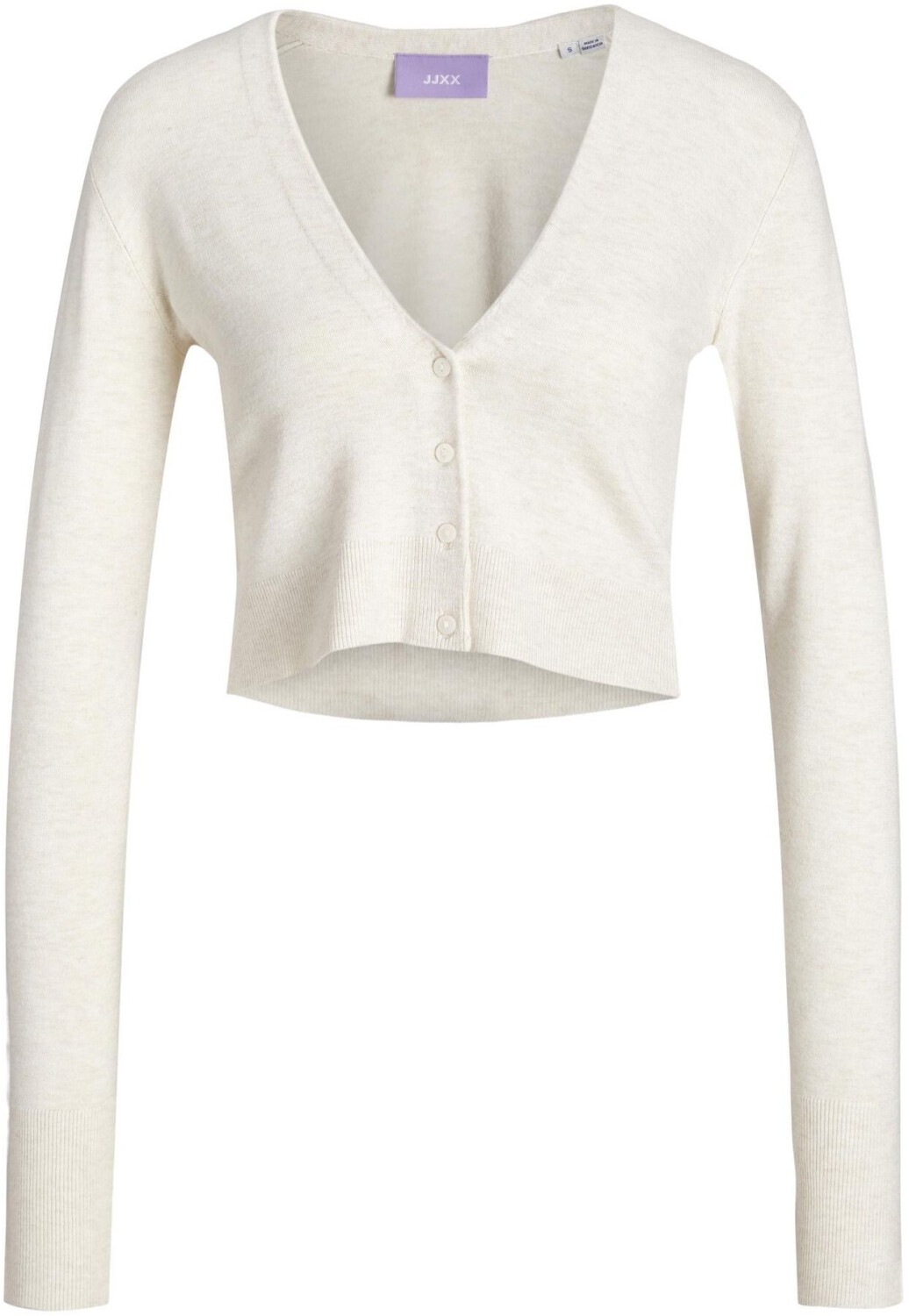 Jack & Jones Isabel Soft Crop Cardigan (12224471) Snow White