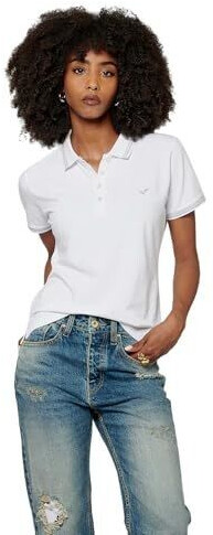 Kaporal Jule Kurzarm-poloshirt (JULEW91-WHITE)
