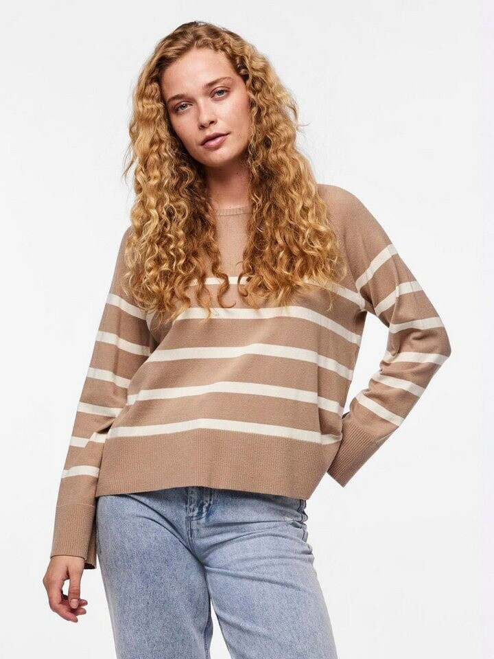 Pull En Tricot PIECES Femme - Taille Élastique, Poches Latérales, Ourlet Élastique - Modèle 17113436