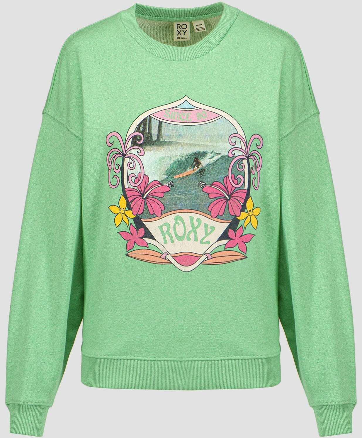 Roxy Take Yourplacea Sweatshirt (ERJFT04813) green