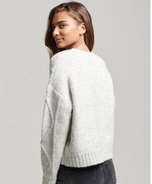 Superdry Chunky Cable Turtleneck Sweater W6110498A 1GX 10 au meilleur prix sur idealo