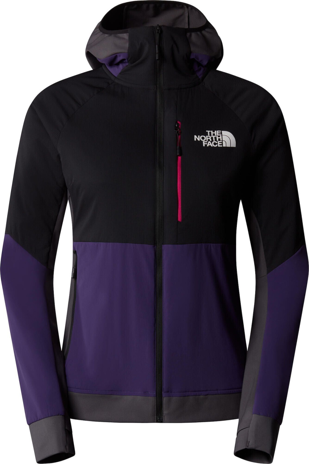 The North Face Women's Binntal Hybrid Ventrix Hoodie (NF0A87HP) eternal purple/tnf blac