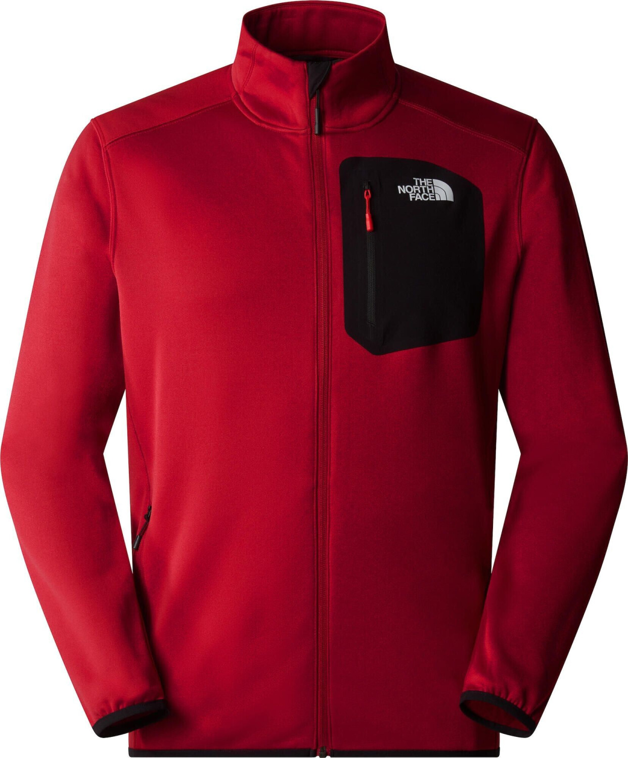 The North Face Men's Crest Full Zip (NF0A897C) garnet red/tnf black