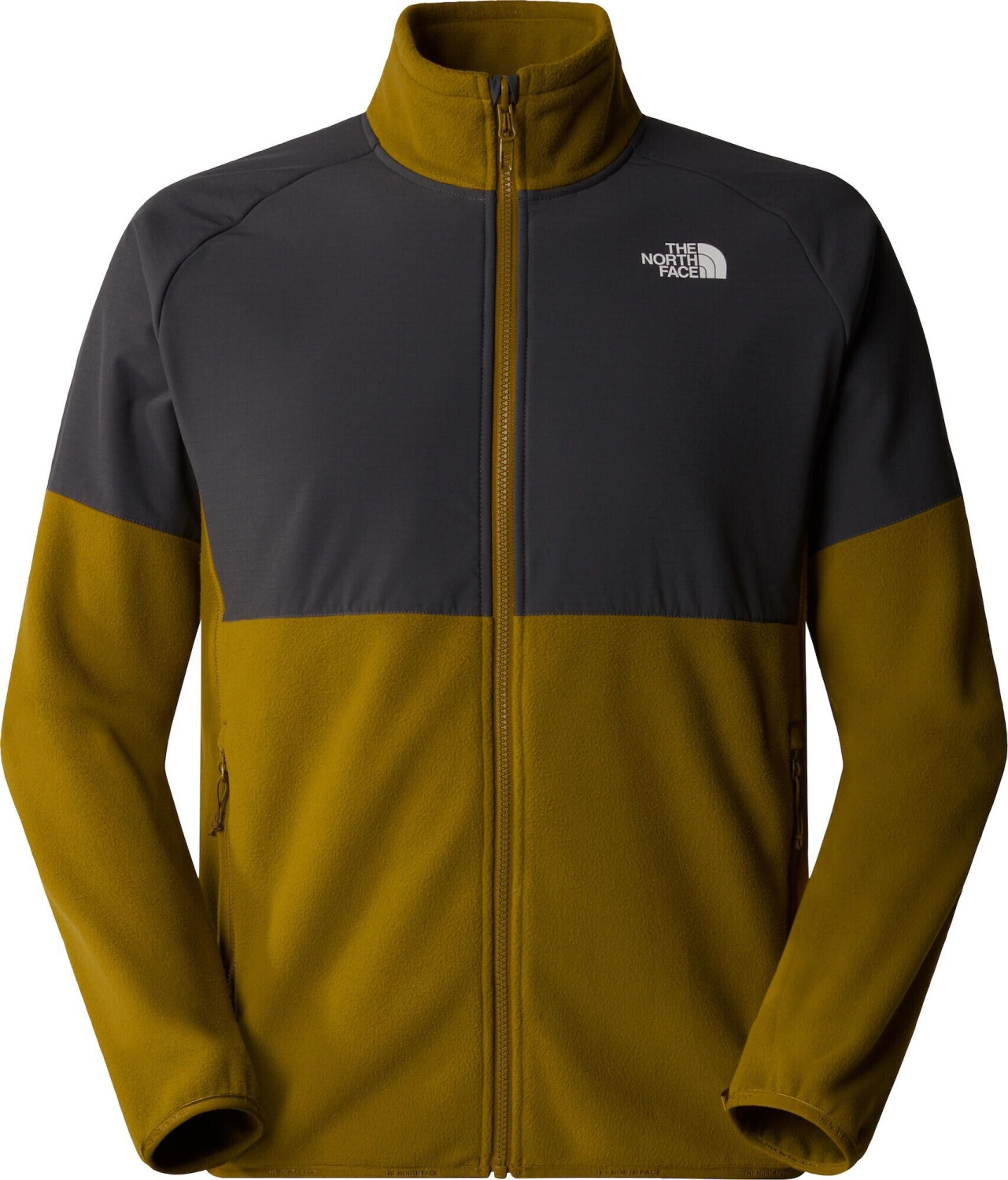 The North Face Men's Glacier Heavyweight Full Zip (NF0A89JG) moss green/asphalt grey