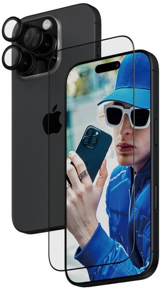 PanzerGlass 2-in-1 Set (1 Stück, iPhone 16 Pro), Smartphone Schutzfolie, Transparent