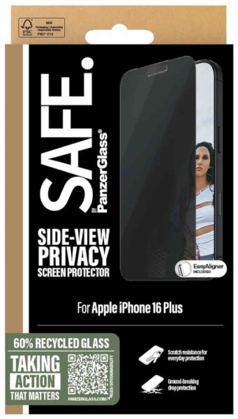 PanzerGlass Safe. (1 Stück, iPhone 16 Pro Max), Smartphone Schutzfolie, Transparent, Bild 4