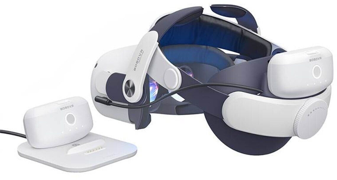 BOBOVR M2 Plus Head Strap Twin Battery for Meta Quest 2