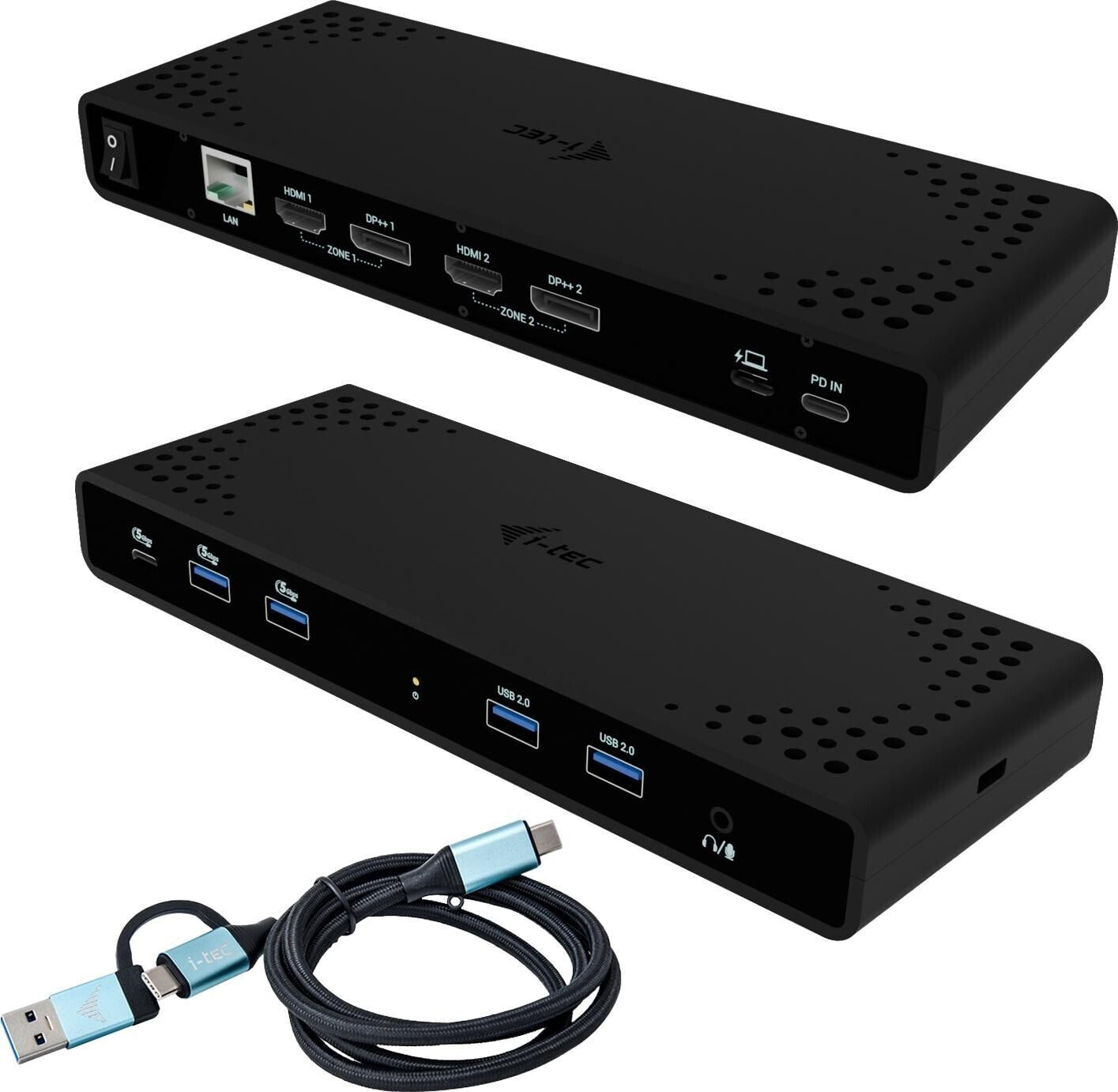 I-Tec Universal Dual 4K Display Docking CADUA4KDOCKPDB