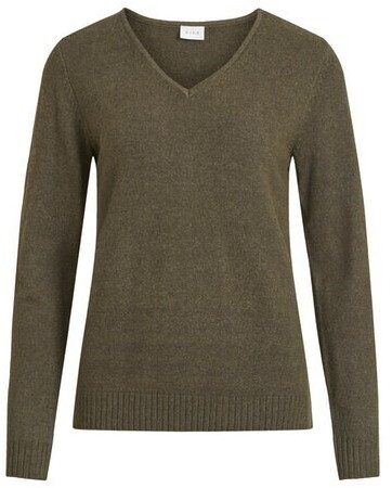 Viril O Neck L S Knit Top Total Eclipse Detail Melange
