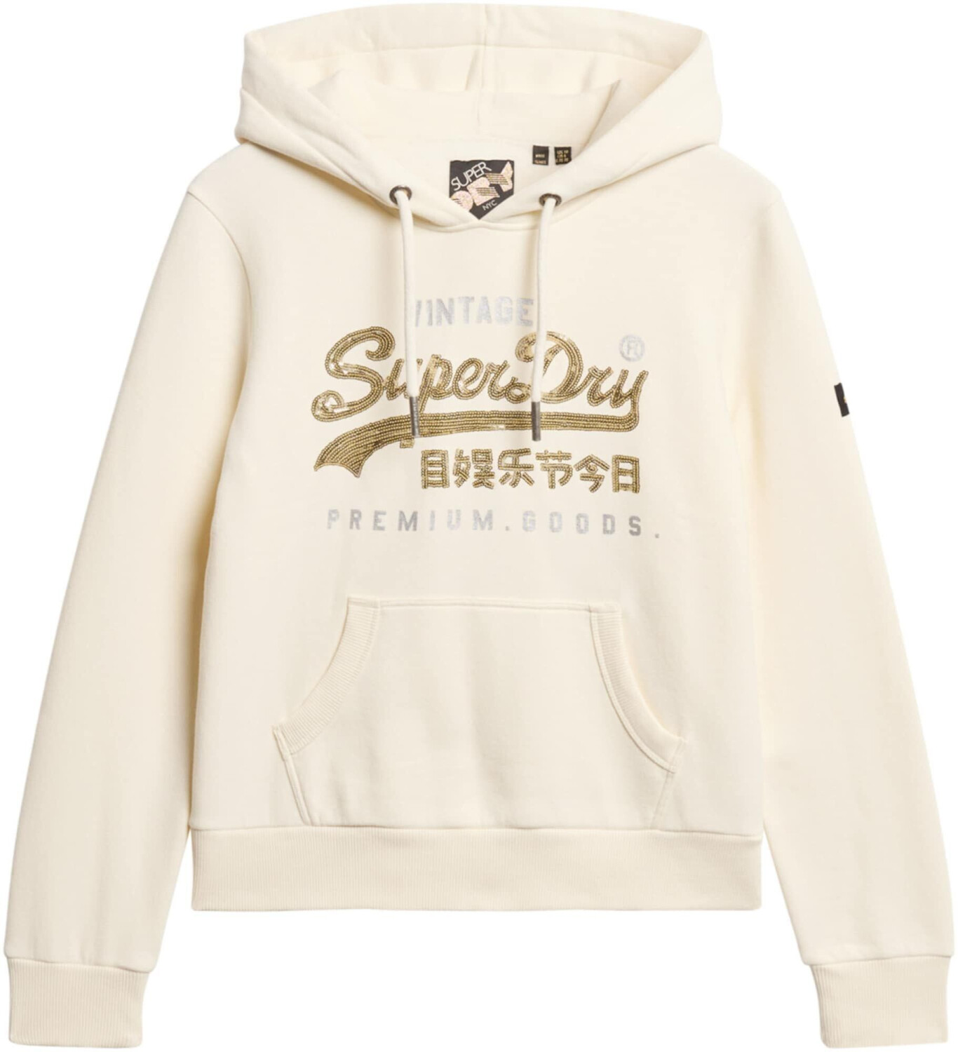 Superdry Embellished VI Graphic Sweatshirt (W2012148A) creme gold