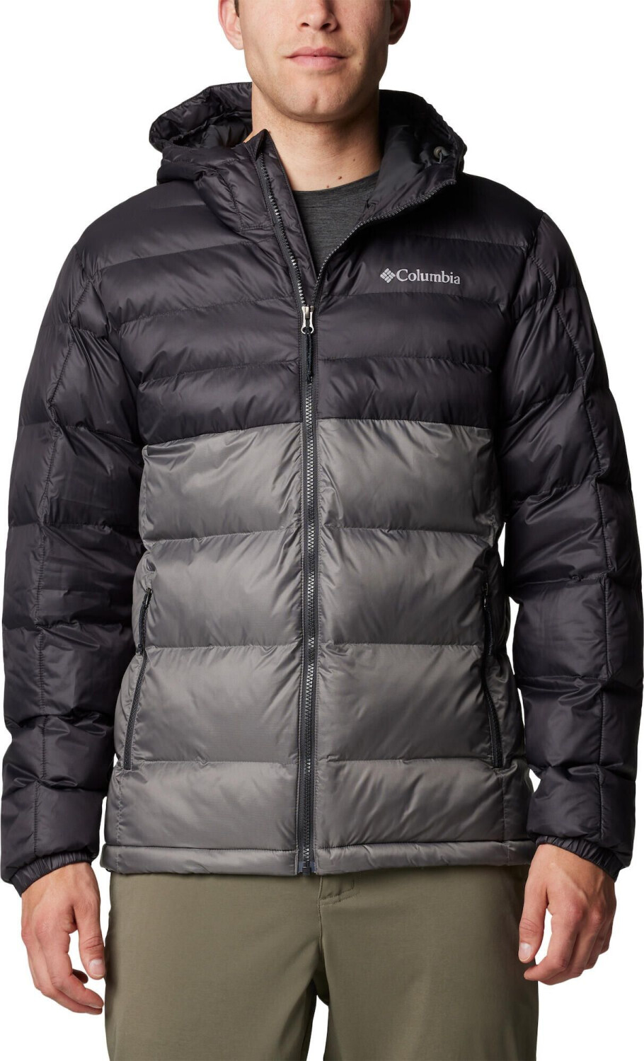 Columbia Buck Butte II Insulated Hooded Jacket city grey/black