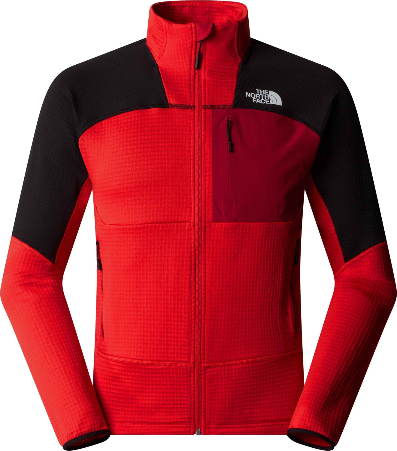 The North Face Men's Stormgap Powergrid Jacket (NF0A87J8) high risk red/tnf black