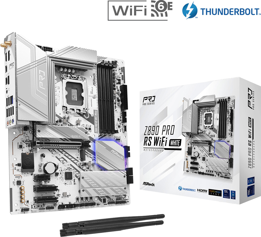ASRock Z890 Pro RS WiFi White